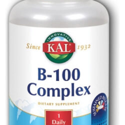 Complexo B-100 De Liberação Sustentada 120 Comprimidos Da Ka