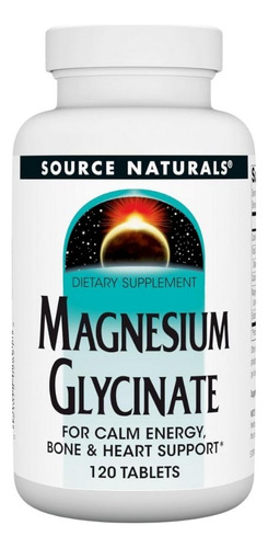 Magnesium Glycinate 120 Tabs By Source Naturals
