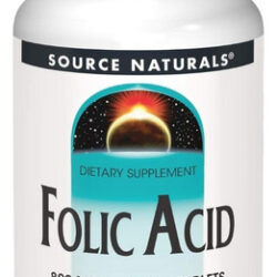 Folic Acid 800 Mcg 1000 Tabs By Source Naturals