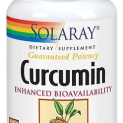 Curcumina 250 Mg 30 Cápsulas Gelatinosas Da Solaray