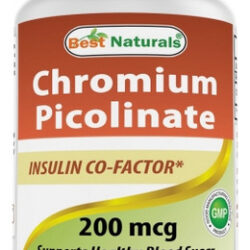 Picolinato De Cromo 200 Mcg 240 Comprimidos Da Best Naturals
