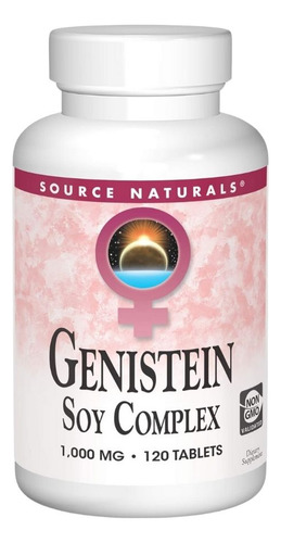 Genistein 1000 Mg 120 Tabs By Source Naturals