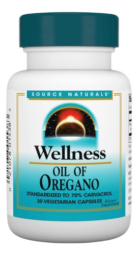 Wellness Oil Of Oregano 30 Caps By Source Naturals