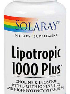 Lipotropic 1000 Plus 100 Cápsulas Da Solaray