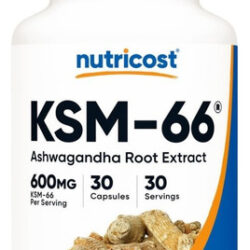 Cápsulas Ksm-66 600 Mg (30 Unidades) Da Nutricost