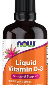 Vitamina D-3 Líquida De 2 Onças Da Now Foods