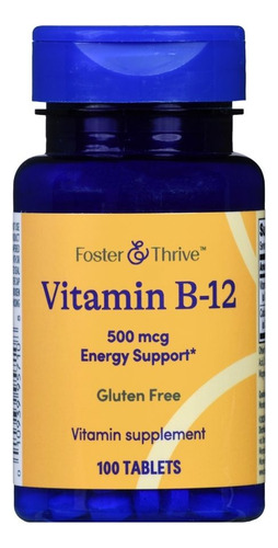 Vitamin B-12 500 Mcg 100 Tabs By Foster And Thrive