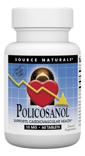 Policosanol 10 Mg 60 Tabs By Source Naturals