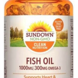 Óleo De Peixe Sundown Naturals 1000 Mg (72 Unidades) Da Sund