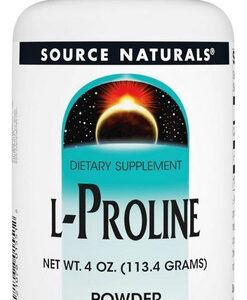 L-proline Powder 4 Oz By Source Naturals