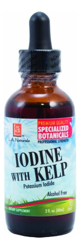 Iodo Com Algas Marinhas 2 Onças Da L. A. Naturals
