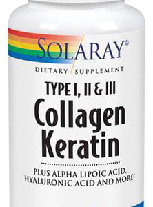 Queratina De Colágeno 60 Cápsulas Da Solaray