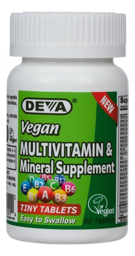 Multivitamínico E Mineral Vegan Tiny Tab 90 Comprimidos Da D