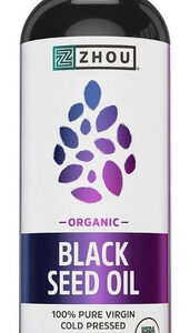 Organic Black Seed Oil 8 Oz By Zhou Nutrition