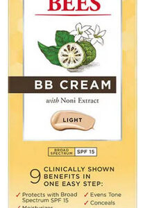 Creme Facial Light Medium Bb De 1,7 Onças Da Burts Bees