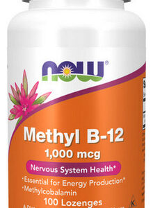 Metil B-12 1000 Mcg 100 Pastilhas Da Now Foods