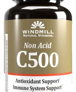 Vitamina C Não Ácida 500 Mg 60 Comprimidos Da Windmill Healt