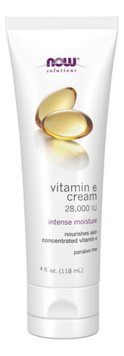 Creme De Vitamina E, Tubo De 28.000 Ui De 4 Onças Da Now Foo