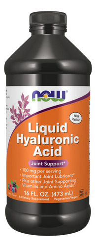 Ácido Hialurônico Líquido 100 Mg 16 Onças | By Now Foods
