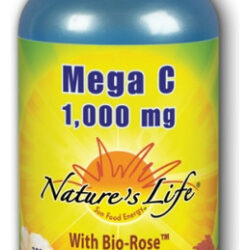 Mega Vitamina C 1000 Mg 250 Comprimidos Da Nature's Life