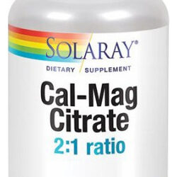 Citrato Cal-mag 400 Ui 180 Cápsulas Da Solaray
