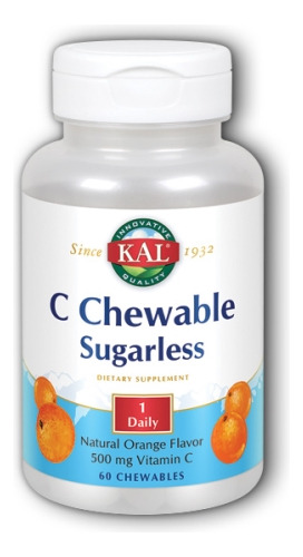 C Sugarless Chewable 60 Chews By Kal