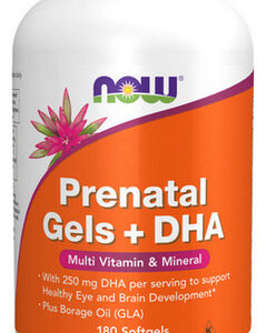 Géis Pré-natais + Dha 180 Cápsulas Gelatinosas Da Now Foods