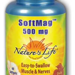 Magnésio Soft 500 Mg 60 Cápsulas Gelatinosas Da Nature's Lif