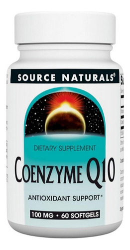 Coenzima Q10 100 Mg 60 Cápsulas Gelatinosas Da Source Natura