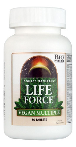 Life Force Vegan Multiple 60 Tabs By Source Naturals