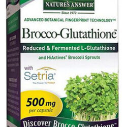 60 Cápsulas De Brócoglutationa, Da Nature's Answer