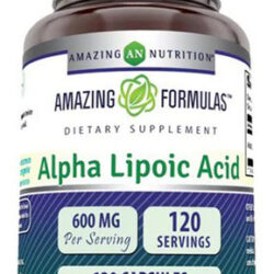 Fórmulas Incríveis De Ácido Alfa Lipóico 600 Mg 120 Cápsulas