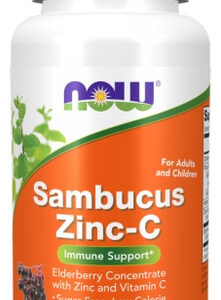 Pastilhas Sambucus Zinc-c 60 Da Now Foods