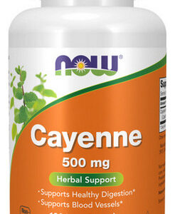 Pimenta De Caiena 500 Mg 100 Cápsulas Da Now Foods
