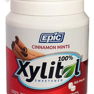 Menta Hálita 100% Adoçada Com Xilitol, Canela, 180 Unidades
