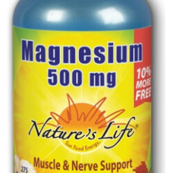 Contagem De Magnésio 275 Por Nature's Life