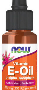 Óleo De Vitamina E Vegetariano De 1 Onça Da Now Foods