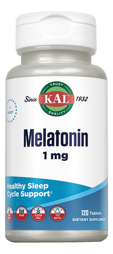 Melatonin 1 Mg 120 Tabs By Kal