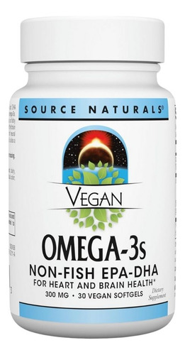 Omega-3 Vegan Epa-dha 350 Mg 30 Sgels By Source Naturals