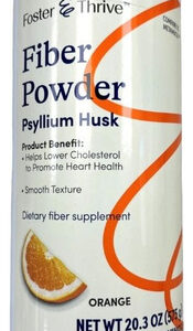 Fiber Powder Psyllium Husk Orange 20.3 Oz By Sunmark