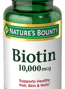 Biotina 10000 Mcg 120 Cápsulas Gelatinosas Da Nature&quots Bount