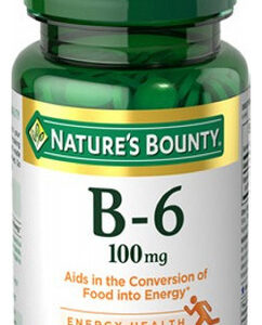 Vitamina B-6 100 Mg 100 Comprimidos Da Nature's Bounty