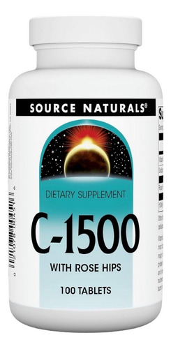 C-1500 1500 Mg 100 Tabs By Source Naturals