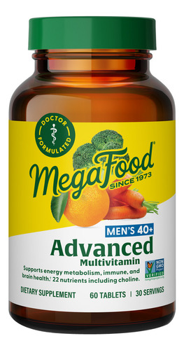 Men's 40+ Advanced Multivitamin 60 Tabs By Megafood