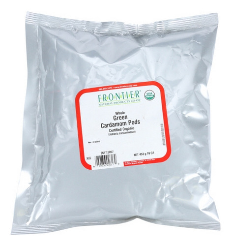 Vagens De Cardamomo Orgânico Verdes Inteiras De 1 Kg Da Fron