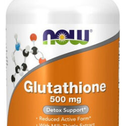 Glutationa 500 Mg 120 Cápsulas Vegetais Da Now Foods
