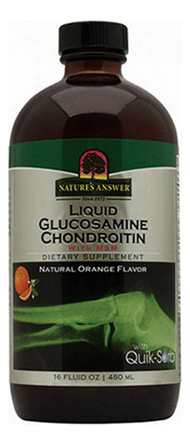 Glucosamina Líquida E Condroitina 16 Onças Da Nature's Answe
