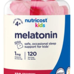 Kids Melatonin Gummies 1 Mg 120 Count By Nutricost