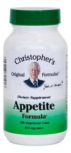 Appetite Formula 100 Vegicaps Do Dr. Christophers Formulas