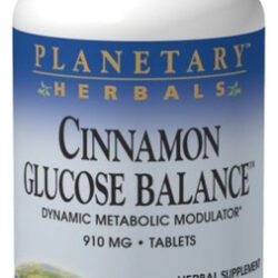 Cinnamon Glucose Balance 45 Comprimidos Da Planetary Herbals